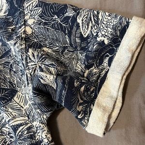 Floral old navy crop top